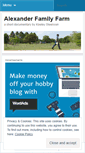 Mobile Screenshot of alexanderfarmdoc.wordpress.com