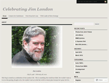 Tablet Screenshot of celebratingjimlondon.wordpress.com
