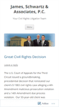 Mobile Screenshot of civilrightspa.wordpress.com