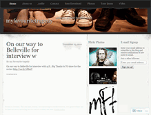 Tablet Screenshot of myfavouritetragedy.wordpress.com