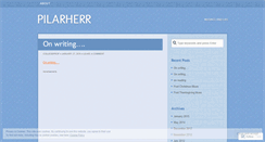 Desktop Screenshot of pilarherr.wordpress.com