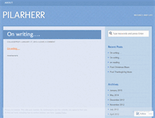 Tablet Screenshot of pilarherr.wordpress.com