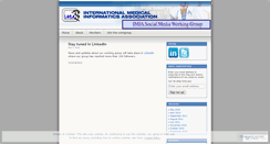 Desktop Screenshot of imiasocialmedia.wordpress.com
