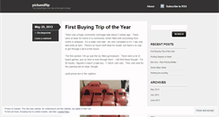 Desktop Screenshot of pickandflip.wordpress.com