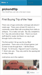 Mobile Screenshot of pickandflip.wordpress.com