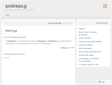 Tablet Screenshot of andrepcglv.wordpress.com