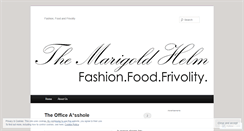 Desktop Screenshot of fashionfoodandfrivolity.wordpress.com