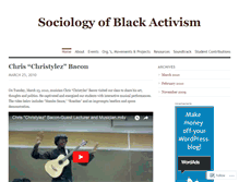 Tablet Screenshot of blackactivism.wordpress.com