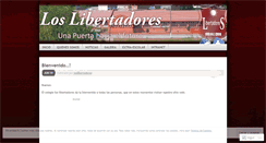 Desktop Screenshot of loslibertadores.wordpress.com