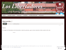 Tablet Screenshot of loslibertadores.wordpress.com