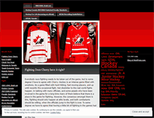 Tablet Screenshot of hockeynews.wordpress.com