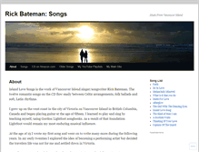 Tablet Screenshot of islandlovesongs.wordpress.com