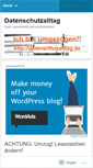 Mobile Screenshot of datenschutzalltag.wordpress.com