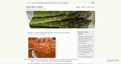 Desktop Screenshot of kitchentablegv.wordpress.com
