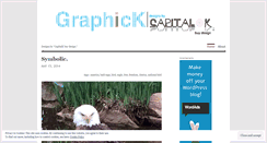 Desktop Screenshot of graphick.wordpress.com