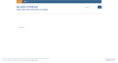 Desktop Screenshot of blairconrad.wordpress.com