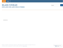 Tablet Screenshot of blairconrad.wordpress.com