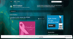 Desktop Screenshot of mzpageant.wordpress.com