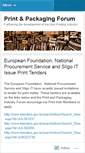 Mobile Screenshot of printpackforum.wordpress.com