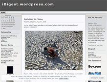 Tablet Screenshot of idigest.wordpress.com