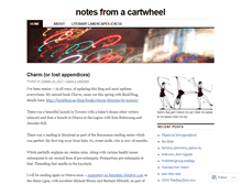 Tablet Screenshot of cartywheel.wordpress.com