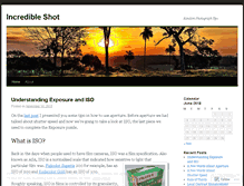 Tablet Screenshot of incredibleshot.wordpress.com