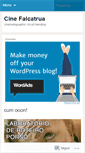 Mobile Screenshot of cinefalcatrua.wordpress.com