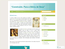 Tablet Screenshot of construidoparadeus.wordpress.com