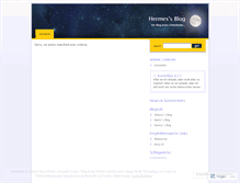 Tablet Screenshot of imhermes.wordpress.com