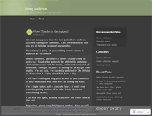Tablet Screenshot of evonyaddiction.wordpress.com