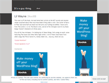 Tablet Screenshot of itsaguything.wordpress.com