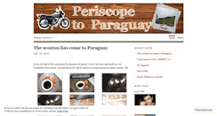 Desktop Screenshot of periscopetoparaguay.wordpress.com
