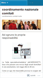 Mobile Screenshot of coordinamentonazionalecomitati.wordpress.com