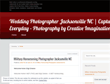 Tablet Screenshot of photographerjacksonvillenc.wordpress.com