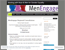 Tablet Screenshot of menengageasiapacific.wordpress.com