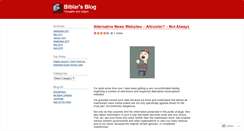 Desktop Screenshot of biblar.wordpress.com