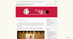 Desktop Screenshot of cherrypickedcreations.wordpress.com