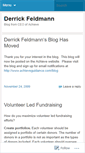 Mobile Screenshot of derrickfeldmann.wordpress.com