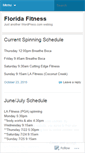 Mobile Screenshot of floridafitness.wordpress.com