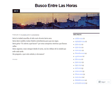 Tablet Screenshot of buscoentrelashoras.wordpress.com