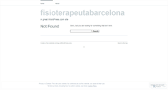 Desktop Screenshot of fisioterapeutabarcelona.wordpress.com