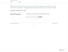 Tablet Screenshot of fisioterapeutabarcelona.wordpress.com