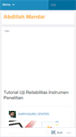 Mobile Screenshot of abdillahmandar.wordpress.com