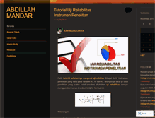 Tablet Screenshot of abdillahmandar.wordpress.com