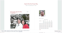 Desktop Screenshot of nguyendamduytrung.wordpress.com