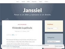 Tablet Screenshot of janssiel.wordpress.com