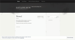 Desktop Screenshot of ieatloveandrun.wordpress.com