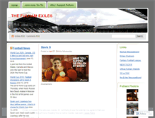 Tablet Screenshot of fulhamexiles.wordpress.com