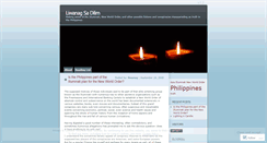 Desktop Screenshot of liwanagsadilim.wordpress.com