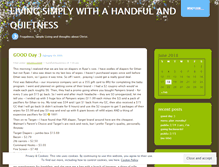 Tablet Screenshot of handfulofquietness.wordpress.com